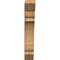 Ekena Millwork Olympic Slat Rough Sawn Bracket, Western Red Cedar, 6"W x 26"D x 38"H BKT06X26X38OLY06RWR - alternate 2